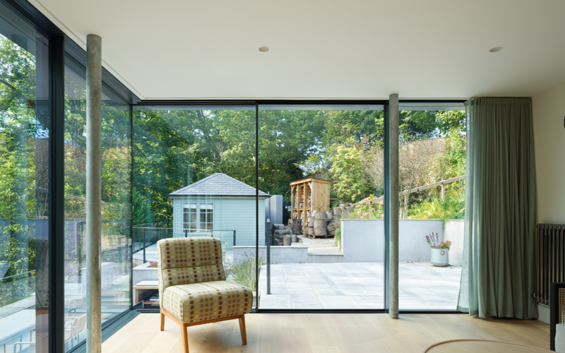 Glass Extension in West Wales - Penbryn Mill - IQ Glass